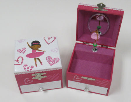 Musical Ballerina Jewelry Box for Girls & Little Girls Jewelry Set