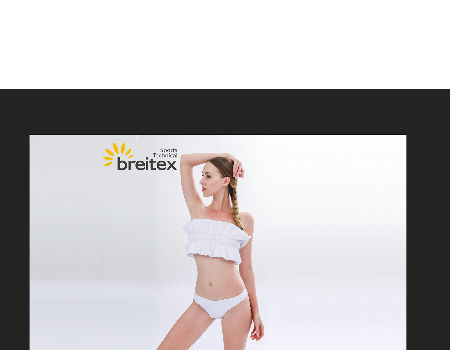 Women's tankinis, recycled fabrics, sustainable swinwear ruffled bandeau bikini set, swimwear - GRS supplier