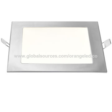 China 24W Square LED Panel Light,300x300mm,Ultra-slim,Chrome color ...
