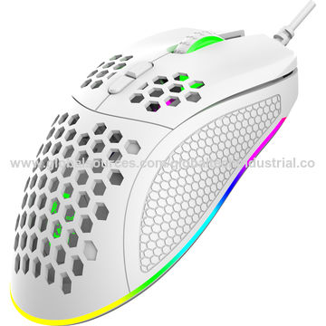 China Light Weight RGB Gaming Mouse With Holes Ergonomic Design Hole ...