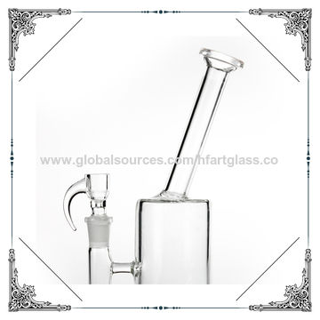 Glass Hookah Rig/Bubbler For Smoking Bong 8.5 Inch Height And Two Type With  14mm Female And Bowl 520g Weight BU060A/B From Jcglassshop, $31.22