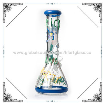 Buy Wholesale China Rick And Morty Honeycomb Beaker Bong 7mm Thick Glass  Water Pipe Factory Wholesale Price & Rick And Morty Water Pipe at USD 1