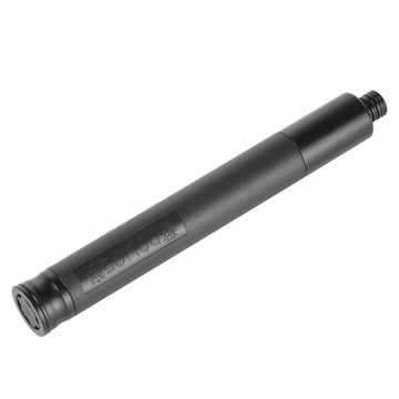 Bastón de máquina de luz de 21 pulgadas, mango de goma policial para protección de autodefensa