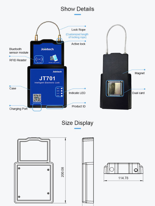 China Container gps tracking device with electronic lock function on ...