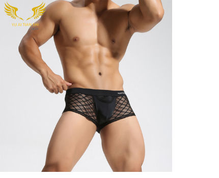 Boxer Homme En Maille Transparente Respirante - Sans Manches - Pour Nuit, Plage, Déguisement - Taille Unique