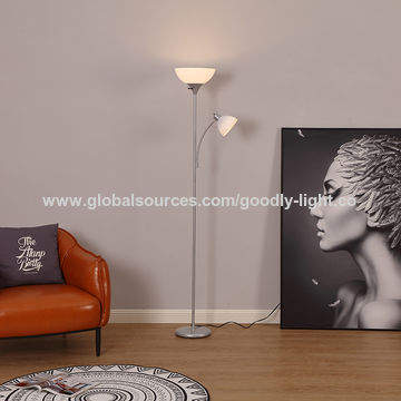 Dimmable Floor Lamp, Bright Tall Mother-Daughter LED with Remote