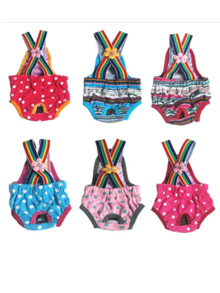 Source Wholesale cute pet physiological pants suspender vest dog