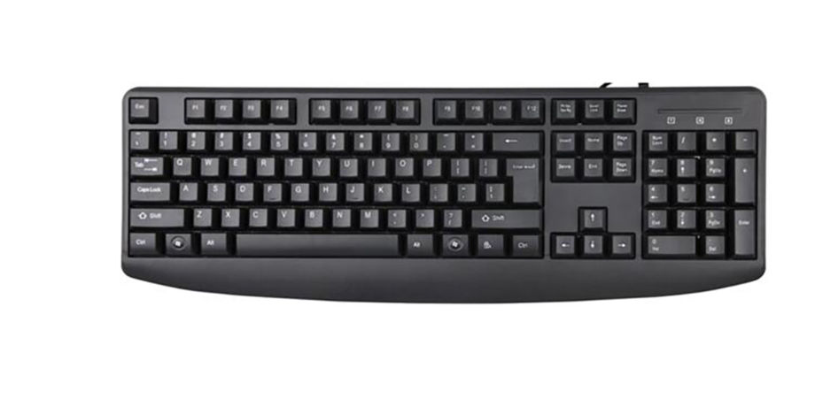 High Quality Wired Office Keyboard with multimedia keys ,104/105/106 ...