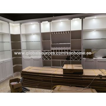 China PA modern modular designs melamine kitchen cabinet on Global ...