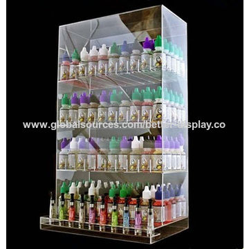 China Wholesale acrylic e liquid wall display case acrylic e-juice ...