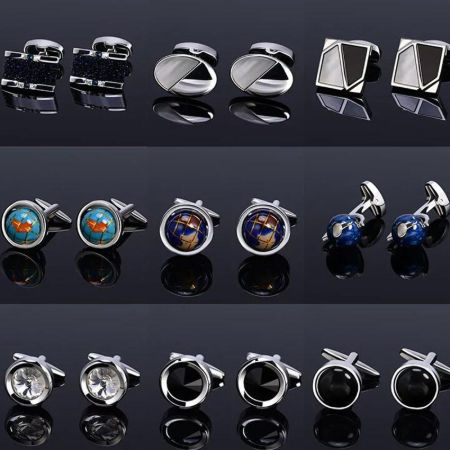 Cuff Links and Tie Clip,Custom Animal Eagle,Copper,Fashion Men's Novelty Cuff Links Set for Business supplier