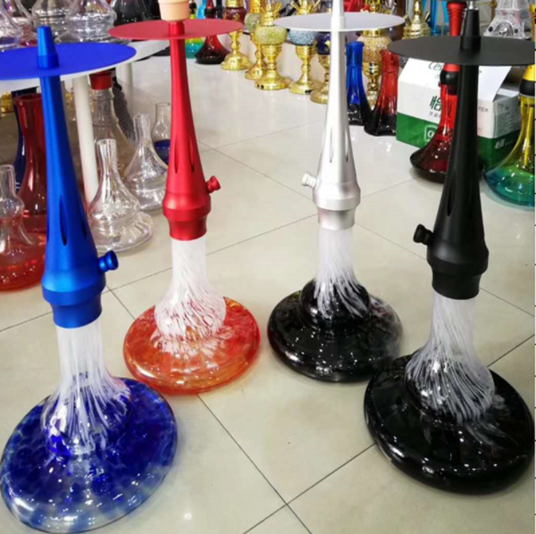 OEM Factory Aluminum Glass Red Blue Black Shisha Hookah - China Large  Hookah and Big Hookah price