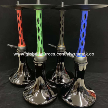 OEM Factory Aluminum Glass Red Blue Black Shisha Hookah - China Large  Hookah and Big Hookah price