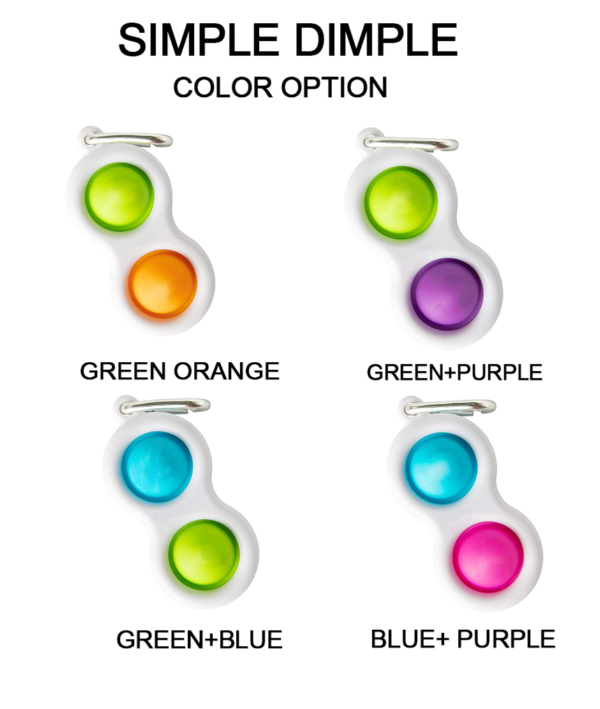 Simple Dimple Keychain 