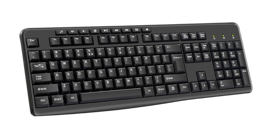 China Wired Office Keyboard Comfortable full-size standard Keyboard ...