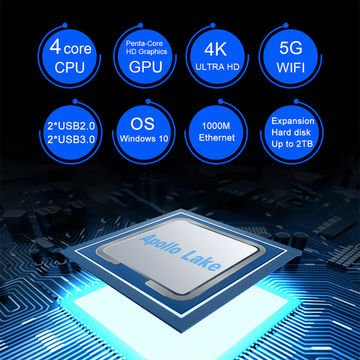 China AK3 J3455 4g 32g desktop computer win10 quad core mini pc with ...
