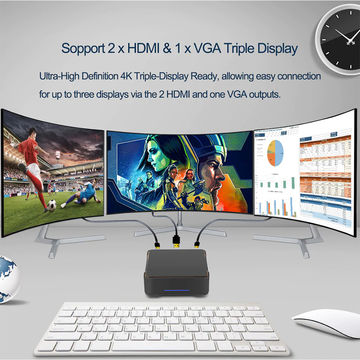 China AK3 J3455 4g 32g desktop computer win10 quad core mini pc with ...
