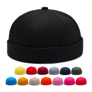 Buy China Wholesale 100% Cotton Blank Men Custom Brimless Baseball Cap Hat  Without Brim & Brimless Baseball Cap $1.3