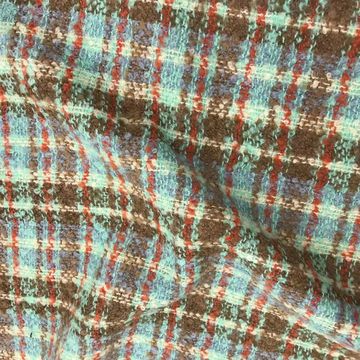 Buy Wholesale China Checked Plaid Tweed Wool Fabric 30%wool,70%polyester &  Plaid Wool Fabric at USD 9
