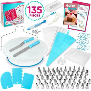 Cake Decorating kit/ Baking Supplies 174pcs w/ Cake Rotation