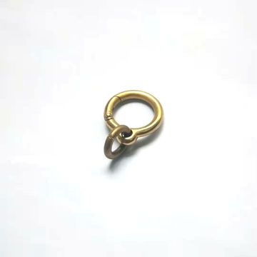 Buy Wholesale China Metal Hardware Brass Spring Gate O Key Ring Round  Carabiner & Brass Spring Gate O Key Ring Round Karabiner Cara at USD 0.3