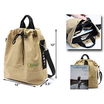 2023 Simple Student Canvas Bag Men Korean Style Casual Shoulder