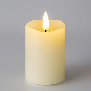 Velas flotantes Led, llama real 3D D2 ''marfil cera de parafina a batería con temporizador
