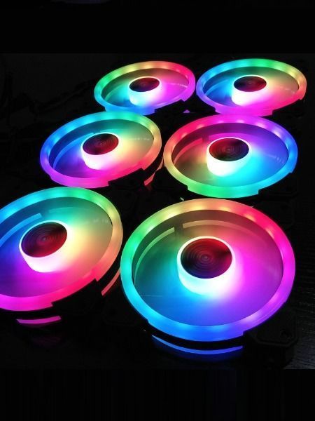 China Hot Sale Rgb Color Led Cooling Fans Cooler For Laptop And Pc Cooling On Global Sources Led