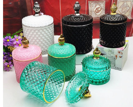 China Original Factory Unique Candle Vessels Wholesale - Custom square  empty candle jars wholesale Cui Can Glass manufacturers and suppliers