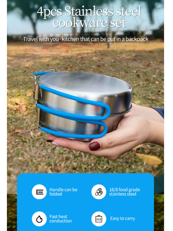 hiking cooking set
