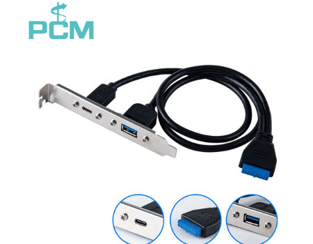Buy Wholesale China Usb 3.0 Type-a Female And Type C Female To Motherboard Usb3.0 Idc 20 Pin Header Adapter Pci & Usb Motherboard Adapter at USD 7 | Global