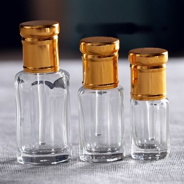 Wholesale 3ml Perfume Oil Wholesale 3ml 6ml 12ml Octagonal Glass