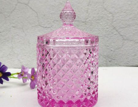 Luxury Pink Glass Candle Vessels With Lid 10 Oz Empty Glass Jars For Candle  Making In Bulk, Glass Candle Vessels Candle Holder, Candle Jar, The Candle  Jar - Buy China Wholesale Glass