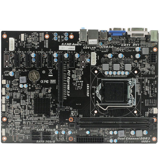 Mainboard Btc China New H81 PRO BTC R2.0 Super Alloy Cryptocurrency Mining ...