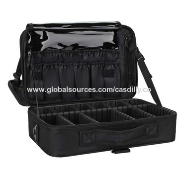 Buy Wholesale China Relavel Makeup Bag Travel Makeup Train Case 13.8 Inches Large  Cosmetic Case Professional Portable & Makeup Bag at USD 6.5