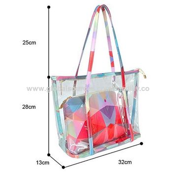 50 Clear Plastic Gift Bags Large -20 x 28cm