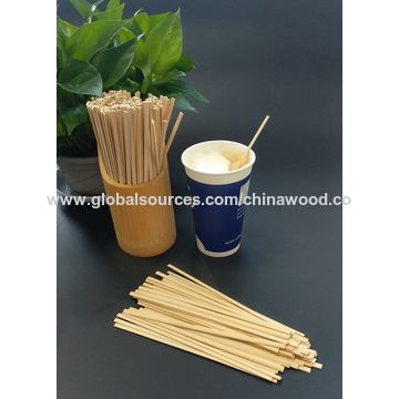 Buy Wholesale China Fsc/sgs/fda Certified Bamboo Coffee Stirrers 100%  Natural Bamboo & 100% Natural Bamboo Coffee Stirrer at USD 14.6
