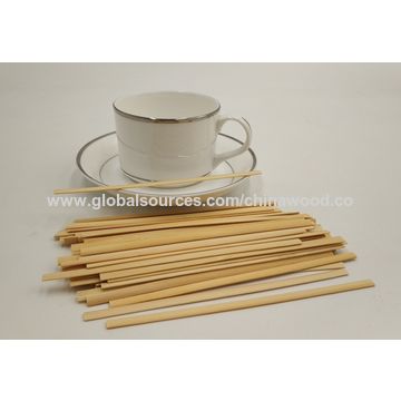 Buy Wholesale China Fsc/sgs/fda Certified Bamboo Coffee Stirrers 100%  Natural Bamboo & 100% Natural Bamboo Coffee Stirrer at USD 14.6