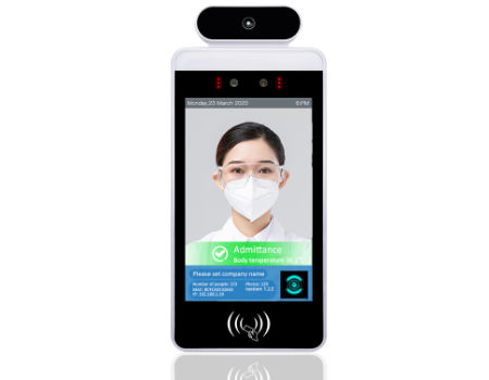 China Body temperature scanner face recognition biometric time ...