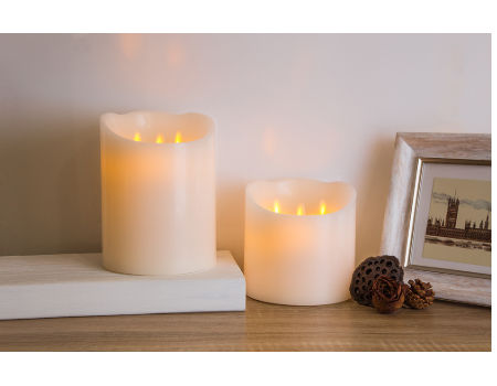 Moving Wick D15 H20white Paraffin Wax Remote Timer 2 4 6 8 Hours Battery  Operated Led Candle - Buy China Wholesale Candle,led Candle,flameless Candle,battery  Candle $8.8