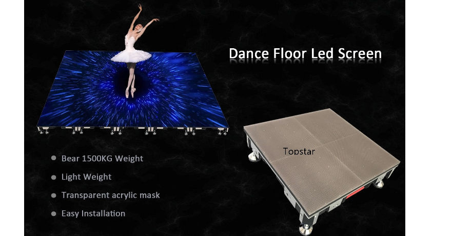 China Interactive system P3.91 LED Dance Floor Stage screen LED Display ...