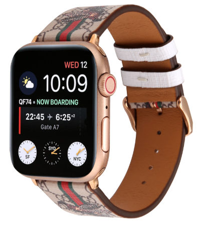 Vintage Strap For Apple Watch Bands Bracelet Leather 38 40 42 44mm