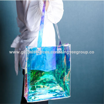 Fashion Women Clear PVC Plastic Tote Bag for Party Gift and Promotional  Waterproof Jelly Bag with Logo and Accept Customized - China Bag and Plastic  Tote Bag price