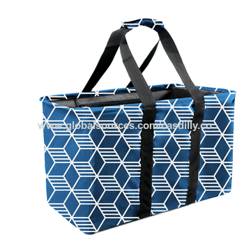 Insulated Large Utility Tote Bag For Beach, Camping, And Picnics