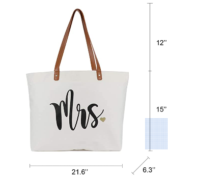 2 Pieces Graduation Party Favor Bags Canvas Tote Bags Large Graduation  Canvas Shoulder Bags Reusable Grocery Shopping Bags for Graduation Party