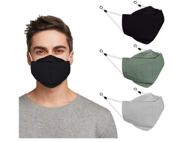 Outdoor Face Dust Cover With Filter Face Mask Replaceable Washable Anti-Adjustable