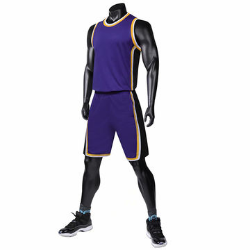 Purple Sublimation Personalized Cool Basketball Uniforms