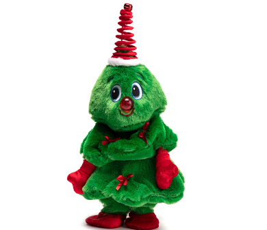 Electric Toy Singing & Dancing Christmas Tree Model Doll Xmas Gift for Kids 