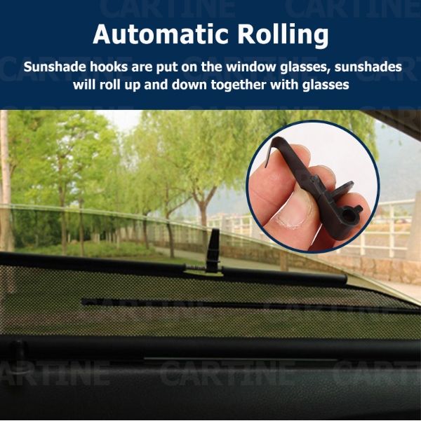 rolling car window shade