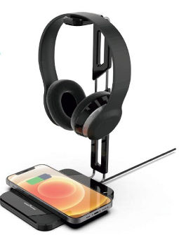 Buy Wholesale Multi-function Headphone Holder With Wireless Charger, Usb Hub, Headphone Stand Support, Usb-a Usb-c & Headphone Holder/stand Wireless Charger Usb | Global Sources